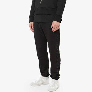 NWT Moncler Men's Side Logo Sweat Pant in Black Size L